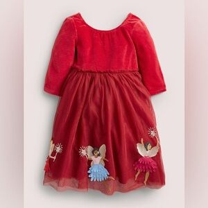 Mini Boden angel velvet dress